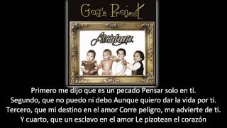 Aventura  Angelito lyric  letra [upl. by Hanfurd]