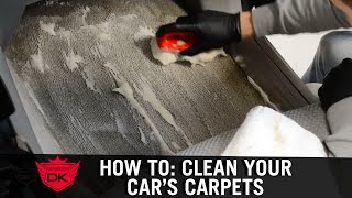 How To Clean Your Cars Carpets at Home [upl. by Htidra]