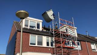 Installatie dakinbouwwarmtepomp HydroTop bestaande woning in de Wormer [upl. by Leerzej]