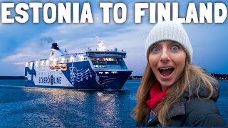 CHEAPEST FERRY FROM TALLINN TO HELSINKI Eckerö Line Cruise [upl. by Mary]