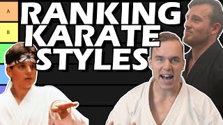 Ranking the Best KARATE STYLES  Karate Tier List With Jesse Enkamp [upl. by Cesaria]