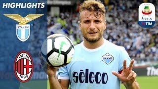 Lazio 41 Milan  Highlights  Giornata 3  Serie A TIM 201718 [upl. by Shipman]