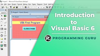 Visual Basic 60 Tutorial  Introduction  vb 60 Tutorial  IDE Components amp Tools [upl. by Portugal]