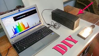 How to Make DIY Spectrometer  Optical spectrum analyzer  Light analysis [upl. by Ellenaej147]