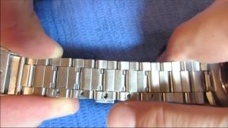 WATCH BAND ADJUSTMENT  RESIZE  HOW TO [upl. by Aciretnahs]