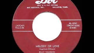 1955 HITS ARCHIVE Melody Of Love  Billy Vaughn a 1 record [upl. by Amaras400]