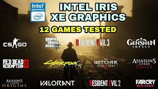 Intel Iris Xe Graphics Test in 12 Games  2021 [upl. by Nero]