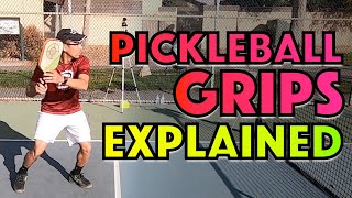 Advanced Pickleball Grips Explained Continental vs Eastern [upl. by Jr]