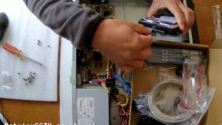 Hikvision DS7716NIE416P NVR Hard Drive Installation Part 1 [upl. by Hanover283]