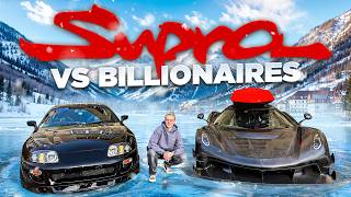 1000HP Supra terrorizing Billionaires Hypercarmeet in Switzerland [upl. by Karlyn436]