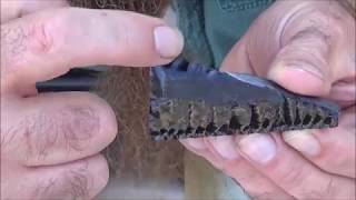 flintknapping a slab part 1 [upl. by Kirima]