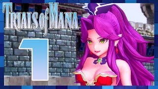 Trials of Mana  Gameplay Walkthrough Part 1  Angela 1080p 60fps PS4 Pro [upl. by Nosretep]