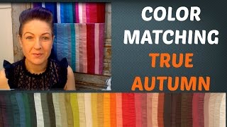 Autumn Color Palette  Mix and Matching Colors for Clothing  Warm Skin Undertone  Color Analysis [upl. by Philana]