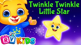 Twinkle Twinkle Little Star Song  Nursery Rhymes amp Kids Songs by RV AppStudios [upl. by Ainyt]