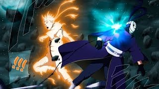 AMV  Naruto Kakashi Killer Bee and Gai VS Tobi [upl. by Neri]