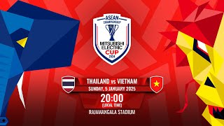 LIVE  Thailand vs Vietnam  MitsubishiElectricCup 2024 Final [upl. by Ayo]