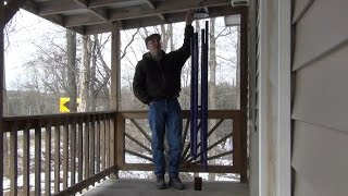 Handmade 7 Foot Anodized Wind chimes [upl. by Hulbig]