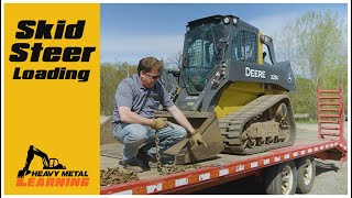 How to Load a Skid Steer  Heavy Equipment Operator Training [upl. by Hetty10]