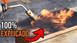 🥇 Cómo hacer que tu madera DURE 100 AÑOS Shou Sugi Ban TUTORIAL [upl. by Grange678]