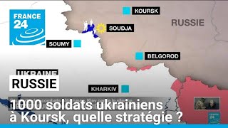 Russie  1000 soldats ukrainiens à Koursk quelle stratégie adoptée par Kiev  • FRANCE 24 [upl. by Ardnajela883]