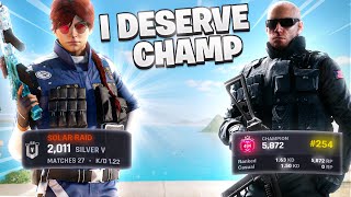 YOU vs Rank You DESERVE Rainbow Six Siege [upl. by Yartnod]