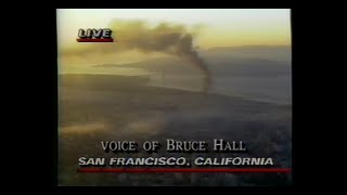 1989 Loma Prieta World Series Earthquake Coverage ABC amp CNN [upl. by Efron]