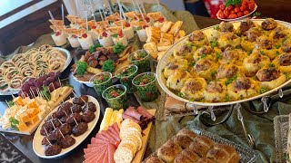 Party Appetizer Buffet Table  Galore Of Flavors [upl. by Marco236]