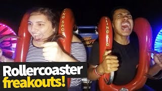 Hilarious Rollercoaster Moments  Funny Reactions and Fails [upl. by Bouton]