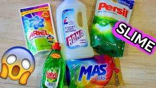 Haciendo Slime con DETERGENTES líquidos [upl. by Remde]