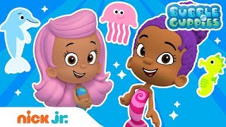 Ocean Animals Sing Along w Bubble Guppies 🐠  Stay Home WithMe  Music Video  Bubble Guppies [upl. by Star542]