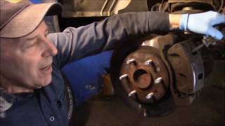 How to replace front and rear brakes and rear calipers on a 2009 Chevy Express Van [upl. by Onailime]