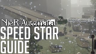 NieR Automata HOW TO WIN ALL 3 SPEED STAR RECES SIDEQUEST WALKTHROUGH [upl. by Ettesus701]