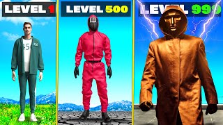 Level 1 SQUID GAME to Level 1000000000 in GTA 5 [upl. by Seroka277]