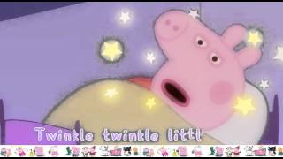 Peppa Pig Twinkle Twinkle Little Star Song  Nursery Rhymes for Kids [upl. by Onateyac]