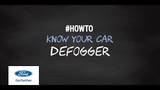 Know Your Car  Defogger [upl. by Bryana]