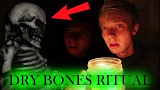 DRY BONES RITUAL AT 3 AM  HIDE AND SEEK CHALLENGE  Sam Golbach [upl. by Eedissac]