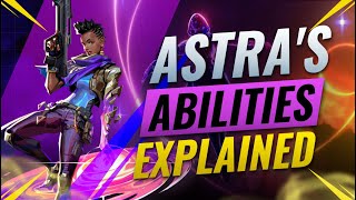 NEW AGENT ASTRA ALL ABILITIES REVEALED amp EXPLAINED  Valorant [upl. by Otiragram]