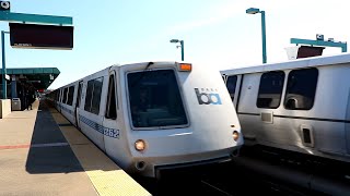 BART TrainBay Area Rapid Transit  West Oakland Station [upl. by Valora35]