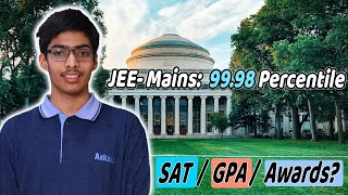 How I Got into MIT Incredible JEEAdvanced to MIT Journey AIR 1 [upl. by Stalk]