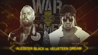 Velveteen Dream vows to make Aleister Black say his name at TakeOver WarGames [upl. by Ned]