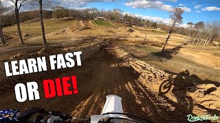 First Time Riding A Dirt Bike Track  Budds Creek Motocross Park [upl. by Joris]