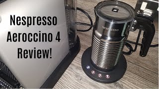 Nespresso Aeroccino 4 Milk Frother Review  Worth upgrading from the Aeroccino 3 [upl. by Eidarb699]