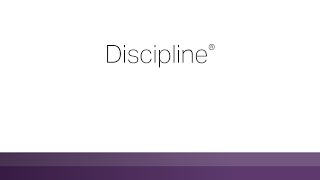 Discipline  Learn more about your innate talents from Gallups Clifton StrengthsFinder [upl. by Barta]