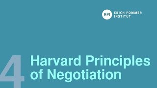 The Harvard Principles of Negotiation [upl. by Haynor893]