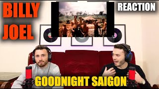 BILLY JOEL  GOODNIGHT SAIGON  LIFE ON THE FRONT LINES  FIRST TIME REACTION [upl. by Annayk]