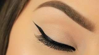 How To Perfect Winged Eyeliner  Beginners Tips amp Tricks [upl. by Aseyt747]