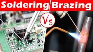 Differences between Soldering and Brazing [upl. by Yeargain]