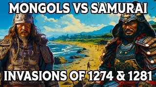 Mongol Invasions of Japan 1274 and 1281  Full History [upl. by Onaicul]