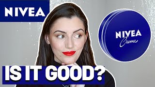 SPECIALIST testing NIVEA CREME review ingredients is it good [upl. by Drucill452]