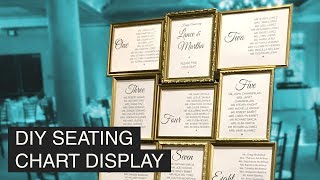 DIY Decorative Seating Chart Display [upl. by Had]